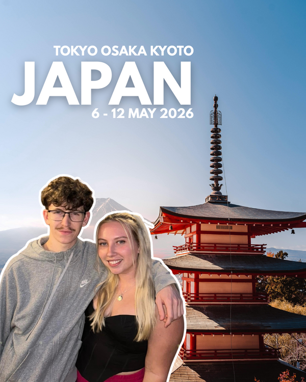 7 DAY BUDGET JAPAN GROUP TRIP - DEPOSIT ONLY