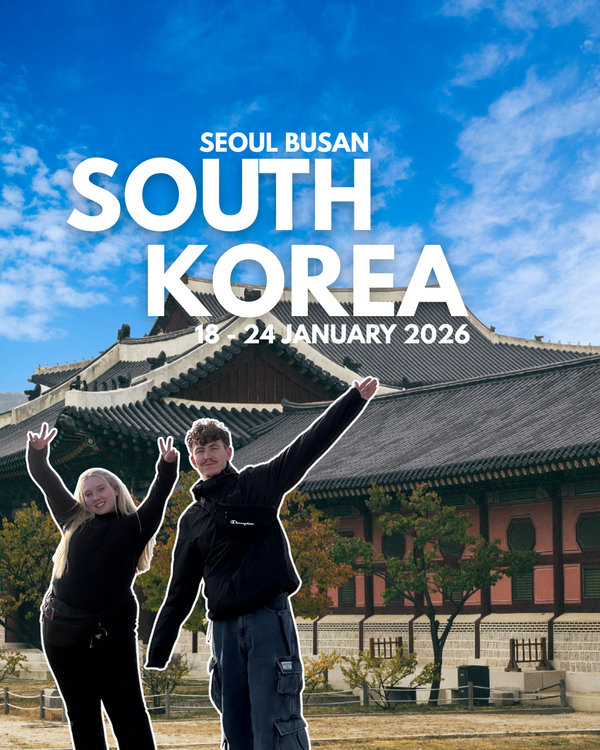 7 DAY BUDGET SOUTH KOREA GROUP TRIP - DEPOSIT ONLY